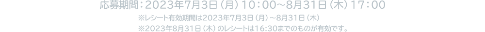 応募期間