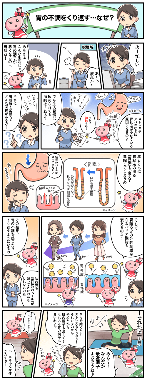 胃の不調をくり返す…なぜ？